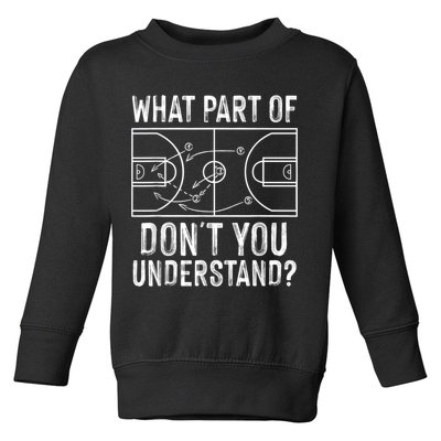 Funny Basketball Coach Design Men Women Ball Game Trainers Toddler Sweatshirt