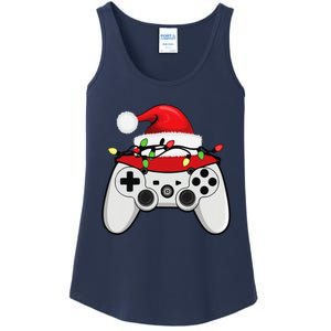 Funny Bruh Christmas Holly Red Plaid Xmas Pajamas Ladies Essential Tank