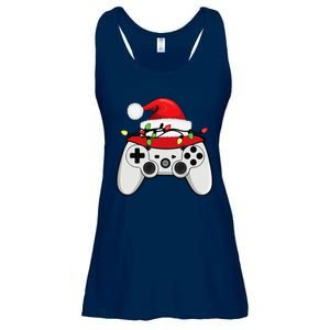 Funny Bruh Christmas Holly Red Plaid Xmas Pajamas Ladies Essential Flowy Tank