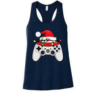 Funny Bruh Christmas Holly Red Plaid Xmas Pajamas Women's Racerback Tank