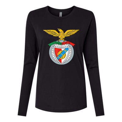 Funny Benfica Club Supporter Fan Portugal Portuguese Womens Cotton Relaxed Long Sleeve T-Shirt