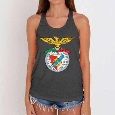 Funny Benfica Club Supporter Fan Portugal Portuguese Women's Knotted Racerback Tank