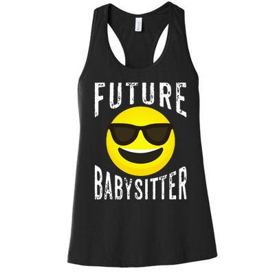 Future Babysitter Cool Future Babysitter Women's Racerback Tank