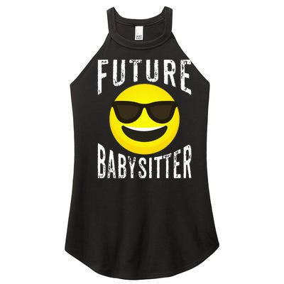 Future Babysitter Cool Future Babysitter Women’s Perfect Tri Rocker Tank