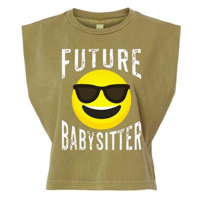 Future Babysitter Cool Future Babysitter Garment-Dyed Women's Muscle Tee