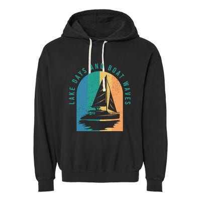 Funny Boating Clothing For A Lover Of Boating Gift Garment-Dyed Fleece Hoodie