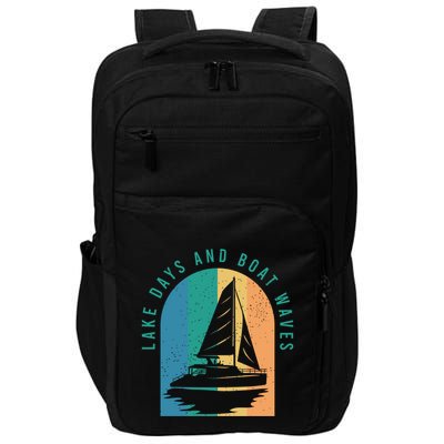 Funny Boating Clothing For A Lover Of Boating Gift Impact Tech Backpack