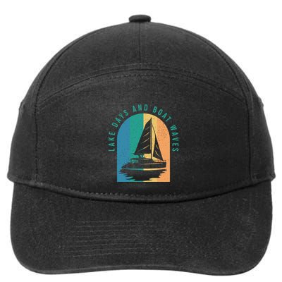 Funny Boating Clothing For A Lover Of Boating Gift 7-Panel Snapback Hat