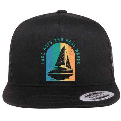 Funny Boating Clothing For A Lover Of Boating Gift Flatbill Hat