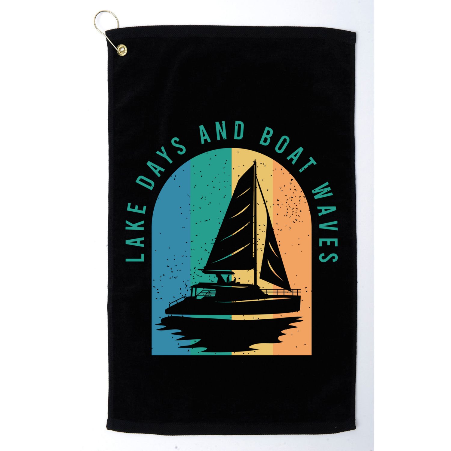 Funny Boating Clothing For A Lover Of Boating Gift Golf Towel