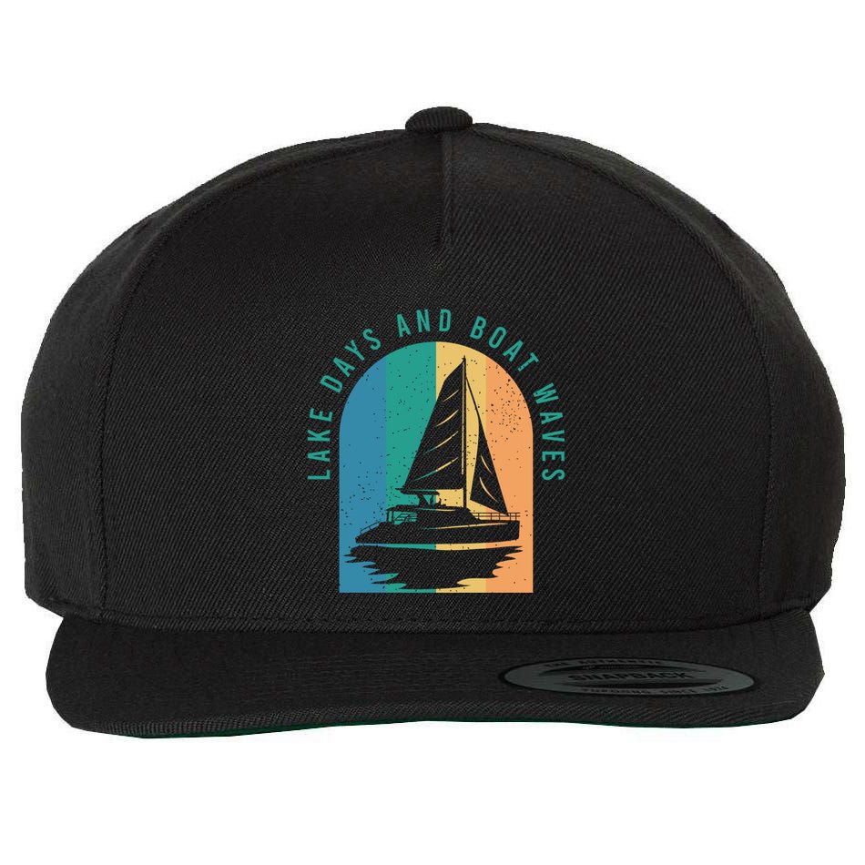 Funny Boating Clothing For A Lover Of Boating Gift Wool Snapback Cap