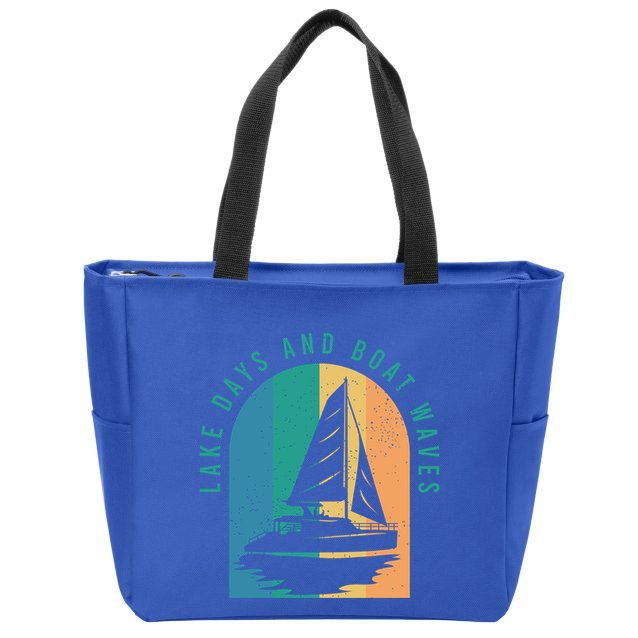 Funny Boating Clothing For A Lover Of Boating Gift Zip Tote Bag