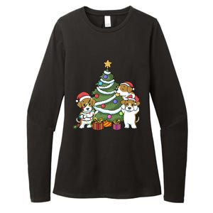 Funny Beagle Christmas Funny Gift Womens CVC Long Sleeve Shirt