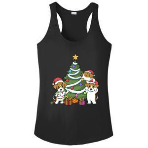 Funny Beagle Christmas Funny Gift Ladies PosiCharge Competitor Racerback Tank