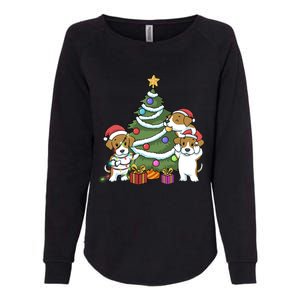 Funny Beagle Christmas Funny Gift Womens California Wash Sweatshirt