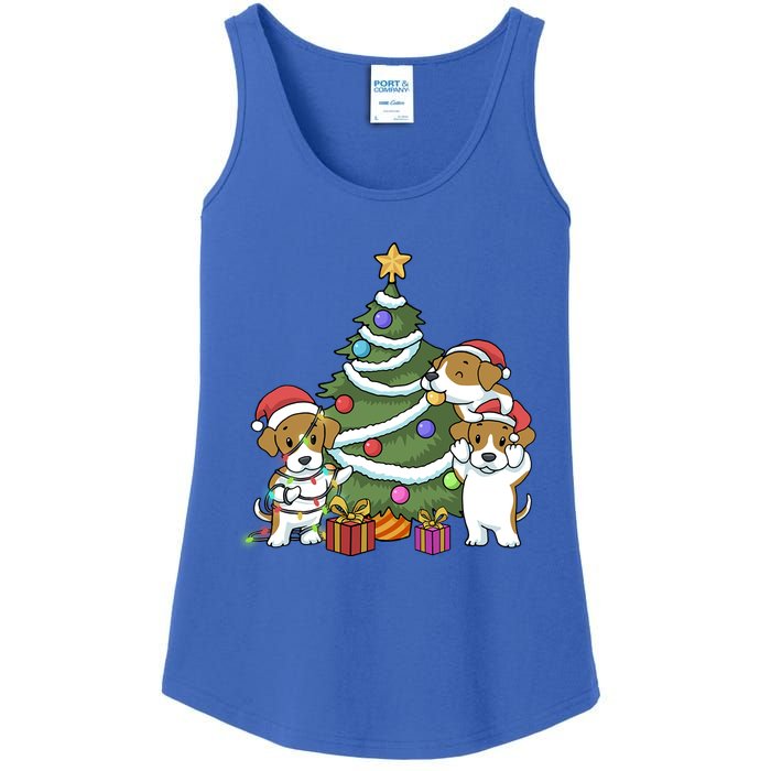 Funny Beagle Christmas Funny Gift Ladies Essential Tank