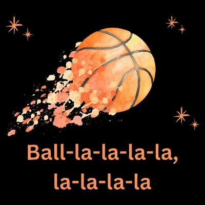 Funny Basketball Christmas Xmas Holiday Hoops Ball La La T-Shirt