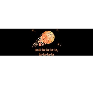 Funny Basketball Christmas Xmas Holiday Hoops Ball La La Bumper Sticker