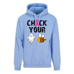 Funny Breast Cancer Check Your Boo Bees Halloween Gift Unisex Surf Hoodie