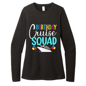 Funny Birthday Cruise Squad Cruising Ship Vacation Party Womens CVC Long Sleeve Shirt