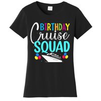 Funny Birthday Cruise Squad Cruising Ship Vacation Party Women's T-Shirt