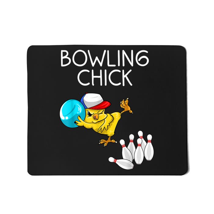 Funny Bowling Cute Bowling Chick Sports Athlete Mousepad