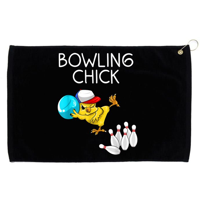 Funny Bowling Cute Bowling Chick Sports Athlete Grommeted Golf Towel