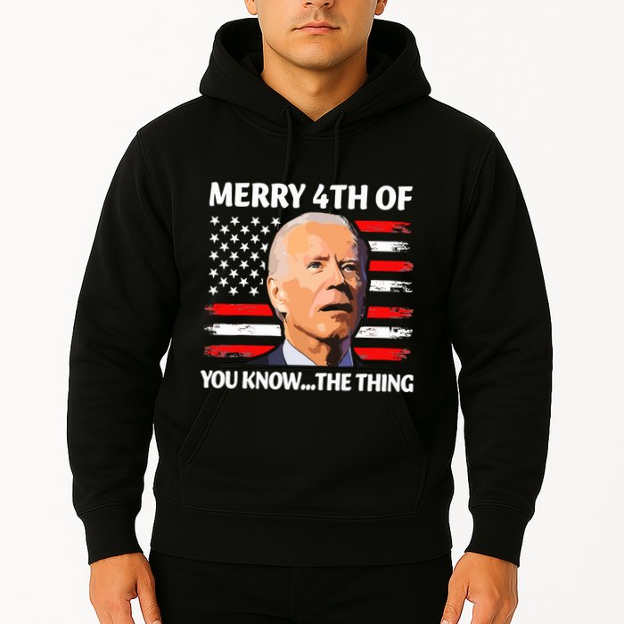 Funny Biden Confused Merry Happy 4th Of You Know Hoodie