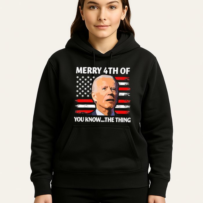 Funny Biden Confused Merry Happy 4th Of You Know Hoodie