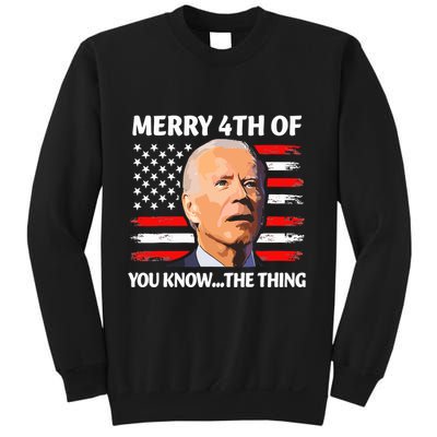 Funny Biden Confused Merry Happy 4th Of You Know Sweatshirt