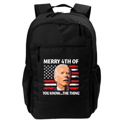 Funny Biden Confused Merry Happy 4th Of You Know Backpack