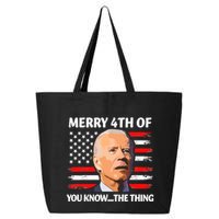 Funny Biden Confused Merry Happy 4th Of You Know 25L Jumbo Tote