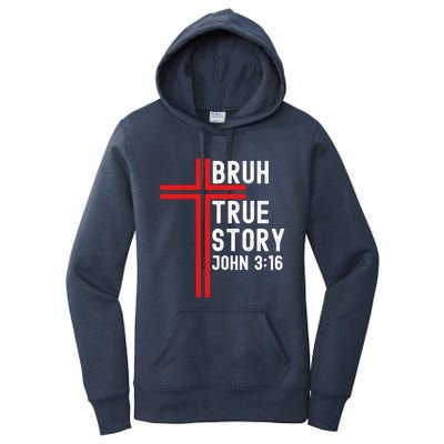 Funny Bruh Christian Jesus Witness Scripture Gift Women's Pullover Hoodie