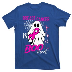 funny Breast Cancer Is Boo Halloween Boo ghost pink T-Shirt