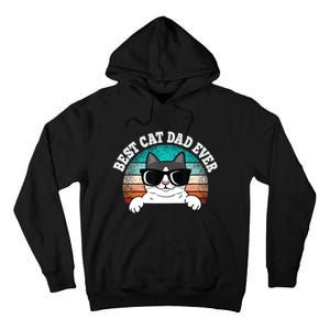 Funny Best Cat Dad Ever Gift Tall Hoodie