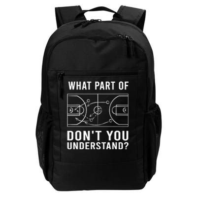 Funny Basketball Coach Gift For Men Women Tactic Diagram Board Gift Daily Commute Backpack