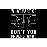 Funny Basketball Coach Gift For Men Women Tactic Diagram Board Gift Bumper Sticker