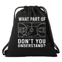 Funny Basketball Coach Gift For Men Women Tactic Diagram Board Gift Drawstring Bag