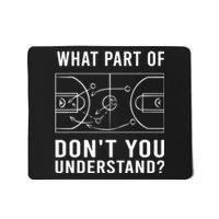 Funny Basketball Coach Gift For Men Women Tactic Diagram Board Gift Mousepad