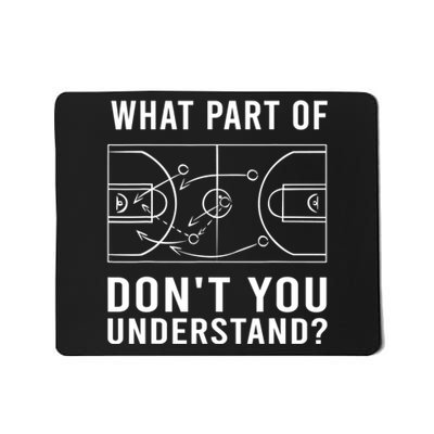 Funny Basketball Coach Gift For Men Women Tactic Diagram Board Gift Mousepad