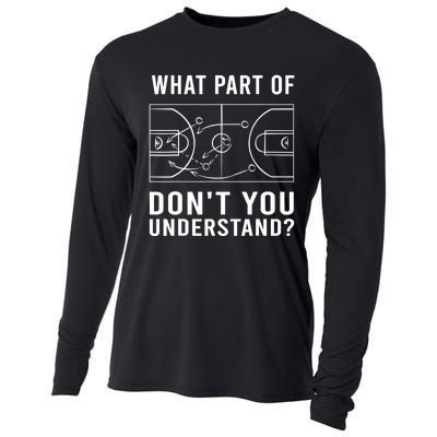 Funny Basketball Coach Gift For Men Women Tactic Diagram Board Gift Cooling Performance Long Sleeve Crew