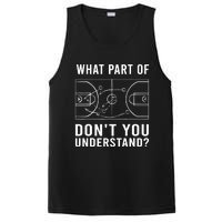 Funny Basketball Coach Gift For Men Women Tactic Diagram Board Gift PosiCharge Competitor Tank