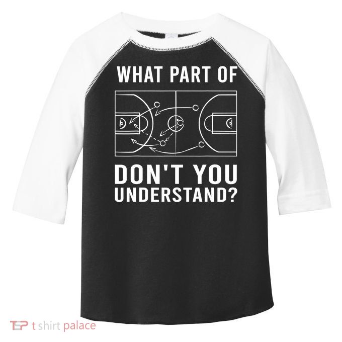 Funny Basketball Coach Gift For Men Women Tactic Diagram Board Gift Toddler Fine Jersey T-Shirt