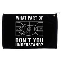 Funny Basketball Coach Gift For Men Women Tactic Diagram Board Gift Grommeted Golf Towel