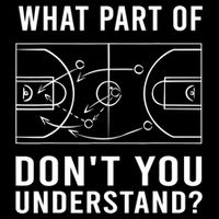 Funny Basketball Coach Gift For Men Women Tactic Diagram Board Gift Womens T-Shirt