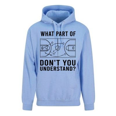 Funny Basketball Coach Gift For Men Women Tactic Diagram Board Gift Unisex Surf Hoodie