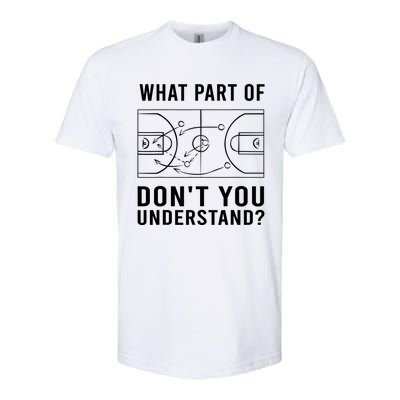 Funny Basketball Coach Gift For Men Women Tactic Diagram Board Gift Softstyle CVC T-Shirt