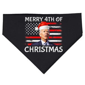 Funny Biden Confused Merry Happy 4th of July Christmas Flag USA-Made Doggie Bandana