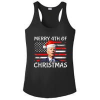 Funny Biden Confused Merry Happy 4th of July Christmas Flag Ladies PosiCharge Competitor Racerback Tank