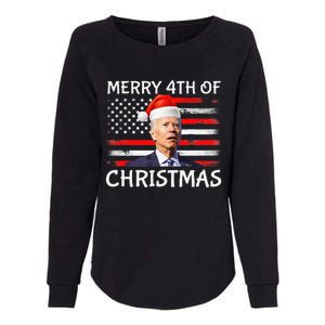 Funny Biden Confused Merry Happy 4th of July Christmas Flag Womens California Wash Sweatshirt